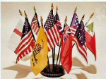 Desk Flag Round Stand